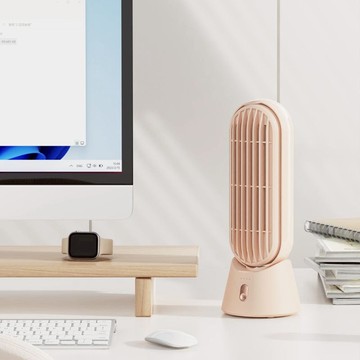 USB充電無線桌面塔扇 立風 (桌面風扇 辦公 小風扇) 立風 無線移動版