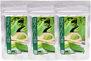 ほうれん草パウダー(ホウレン草パウダー) (40g入り3袋セット)