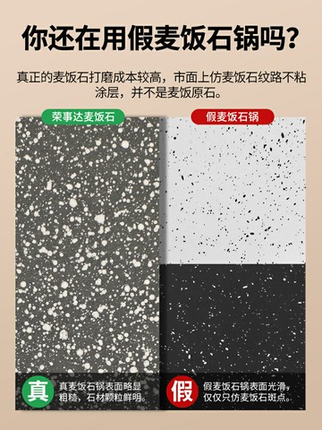 新品上市 麥飯石平底鍋不粘鍋家用牛排煎餅鍋炒菜鍋電磁爐燃氣灶專用 幸福驛站