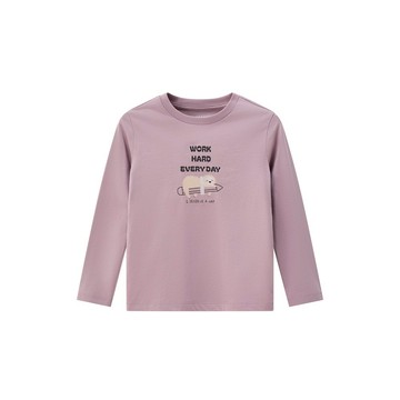 GIORDANO 童裝美好生活印花長袖上衣【雙色任選】03395613