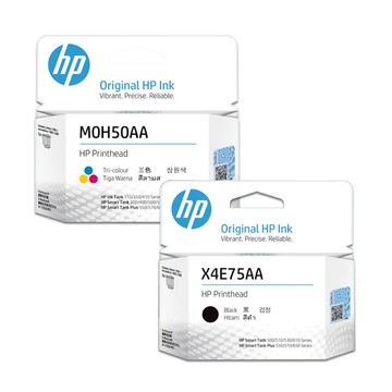 【有發票+原廠盒裝】HP X4E75AA 黑+M0H50AA 彩原廠噴頭 列印頭更換套件 300/400/500/510/530/550/570/610/650｜領券最高折$220