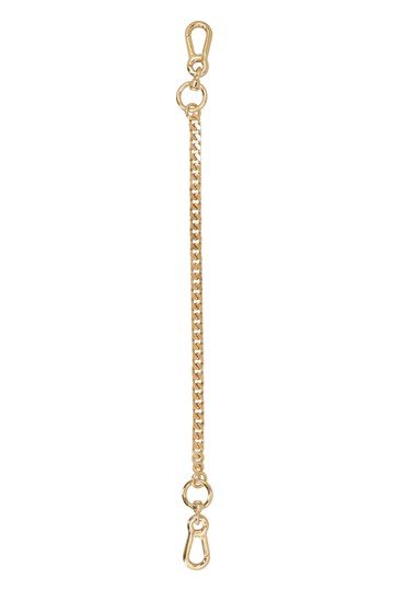 Versace Gold Metal Key Ring Hook
