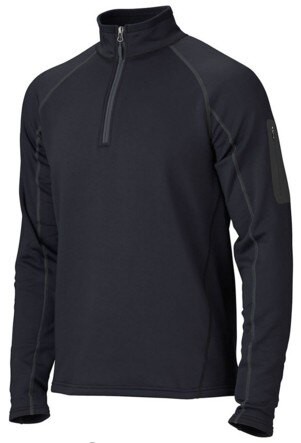 ├登山樂┤美國Marmot土撥鼠 Stretch Fleece男款立領彈性刷毛保暖衣 黑#80890-0001