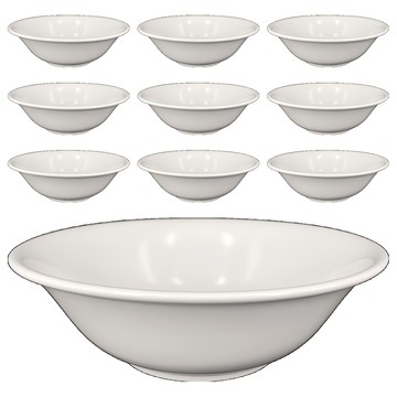 TATUNG 大同磁器 湯碗 9吋  P1294  10個  白色