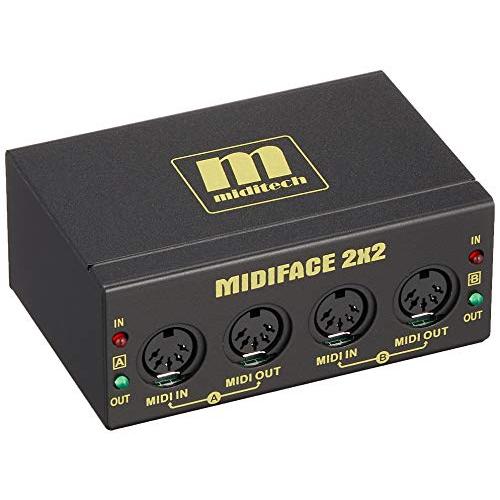 MIDITECH MIDIFACE2x2 2入力2出力MIDIインターフェース