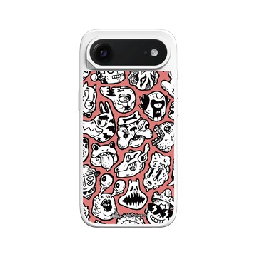 iPhone Air SolidX 白 - Ted Leonid Melendres - Puzzle Heads Red 紅謎