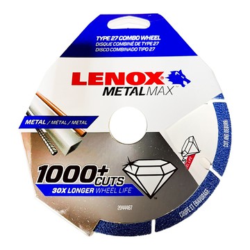 LENOX 狼牌 MetalMax 鑽石鋸片4.5 Type27 LE2044467  1個