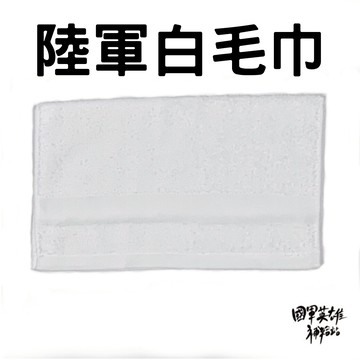 陸軍白毛巾【加購備品】【當天出貨】/當兵神器/志願役/義務役/四個月/新訓/新兵/入伍訓/替代役/教召/當兵