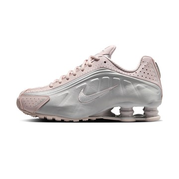 Nike Shox R4 女 粉銀 金屬 運動 緩震 復古 休閒 彈簧鞋 休閒鞋 AR3565-600