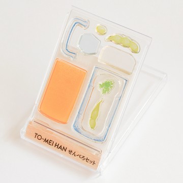 啤酒乾杯 水晶印章 TO-MEI HAN 日本製水晶印章 套色印章