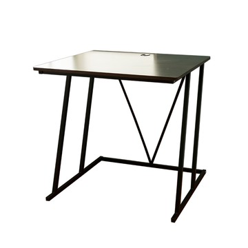 【dayneeds】紐約LOFT工業風80x60cm工作桌胡桃色