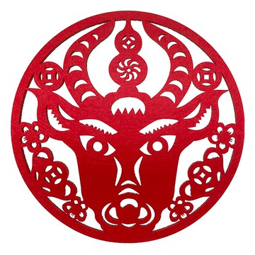 【牛轉錢坤】春聯掛飾鍋墊