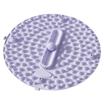 ANTIAN 多功能磁石原地慢跑指壓板 3D按摩球足底按摩墊 疏通經絡腳底按摩腳墊/運動墊  聖羅蘭紫  直徑55cm  1個