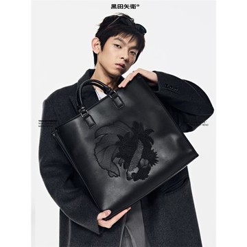 公文包男款男士包包單肩包女生上班通勤托特包大容量高級感手提包