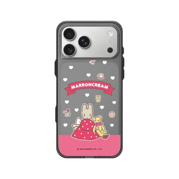 iPhone 17 Pro Max Clear (相機按鈕) 酷墨灰 - 三麗鷗-兔媽媽 Marron Cream - 兔媽媽與小熊