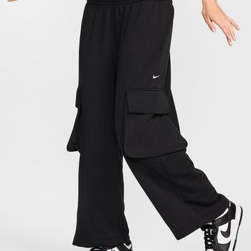 Nike AS W NSW DANCE OH FLC PANT 女休閒長褲-黑-FV7513010