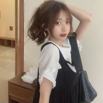 🍀爆款直降價🍀 大碼女裝 中大尺碼洋裝 梨形身材 裙子 單件/套裝2024新款胖MM黑色連衣裙女小衆夏季法式復古氣質