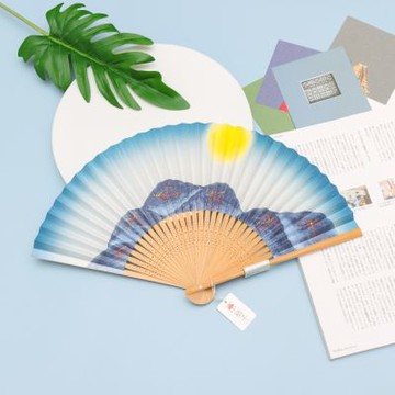 京都白山系列和紙京扇子-五山