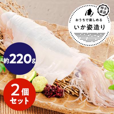 ふるさと納税 唐津市 呼子剣先いか姿造り　約220g×2パック