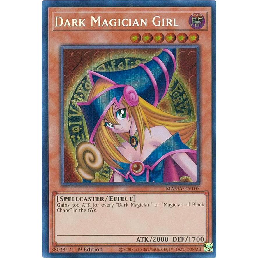 海外版　ブラックマジシャンガール　ファラオズレア　MAMA　遊戯王 遊戯王 MAMA-EN107 ブラック・マジシャン・ガール Dark Magician
