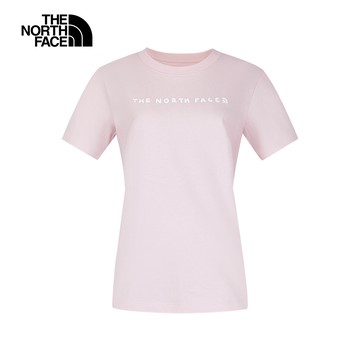 女款粉色純棉舒適短袖T恤｜8F0VBP6