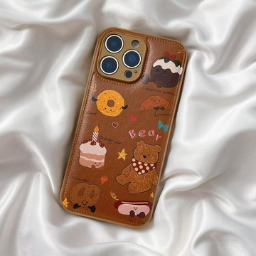 ✨限時下殺✨糖果氣墊蛋糕小熊適用蘋果17air手機殼iPhone16plus/5promax軟234