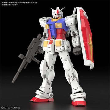 BANDAI萬代RG1/144 RX-78-2初代鋼彈VER 2.0組裝模型手辦擺件
