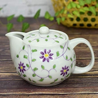 急須 おしゃれ 日本製 九谷焼 ポット 急須 花唐草文 通販 Lineポイント最大get Lineショッピング