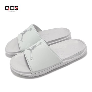 Nike 拖鞋 Jordan Jumpman Slide 灰 男鞋 喬丹 舒適 涼拖鞋 FQ1598-002
