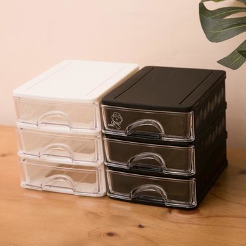 將將好收納 簡約風三層收藏盒