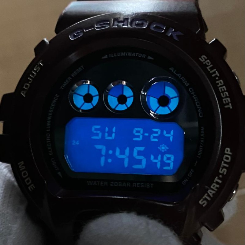 G-SHOCK Gショック 6900 ジーショック DW-6900SB メンズ 腕時計 三つ目 