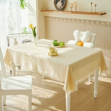 奶油ins風拍照桌布日系感布藝餐桌墊客廳茶幾甜品臺裝飾蓋布