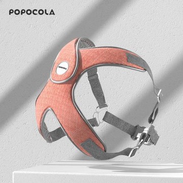 寵物狗狗牽引繩背心式胸背帶項圈鏈子泰迪中型小型犬遛狗繩子夏天