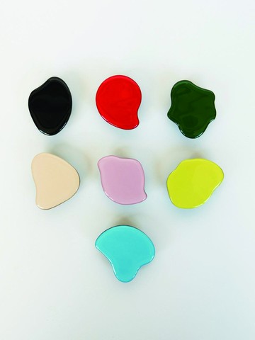 SUIVE Shining Stone Epoxy Irregular Shape Phone Grip Pop Socket