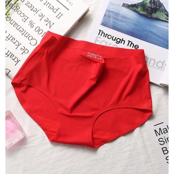 夏季加肥加大碼女裝200斤可穿無痕冰絲內內女士透氣內褲三角褲