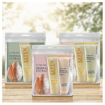 KAFEN~療癒草本系列旅行組(洗髮精30ml+沐浴乳30ml+髮膜12ml) 款式可選