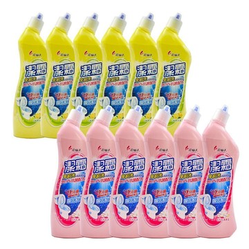 馬桶清潔劑 【shopping go】【潔霜】6入組 免刷洗馬桶清潔劑(500ml)浴室廁所清潔