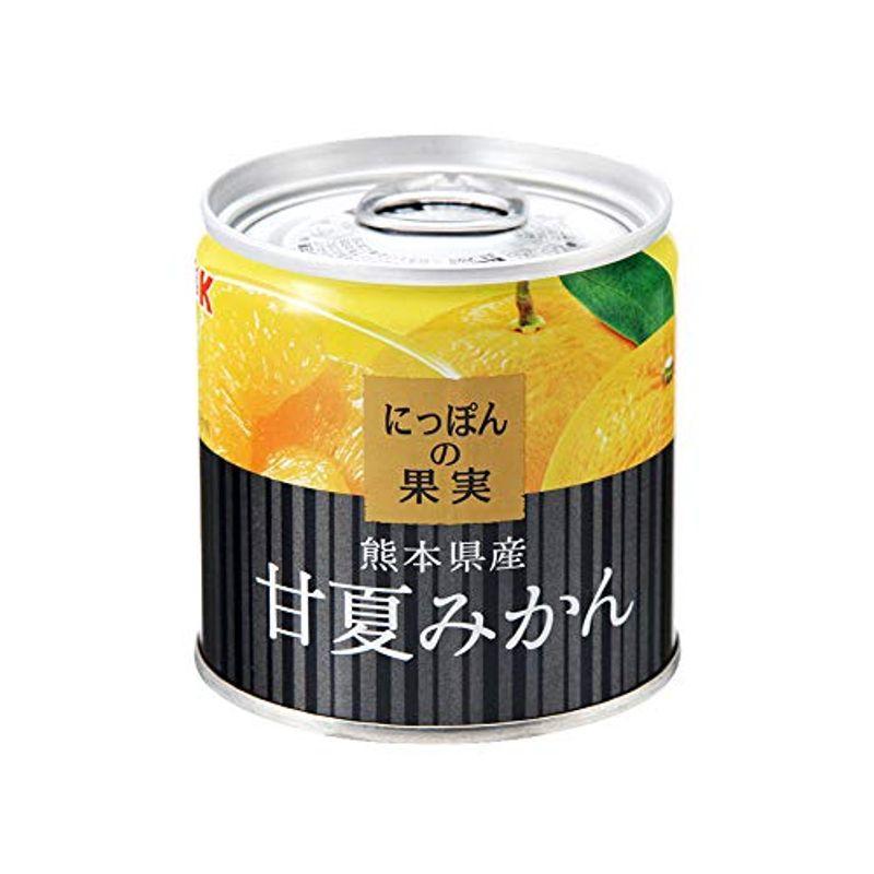 にっぽんの果実 熊本県産 甘夏みかん 185g(2号缶)X6個