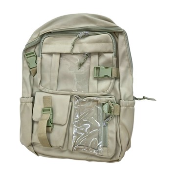 雙肩後背包 不含掛件  綠色  31 x 13 x 43cm