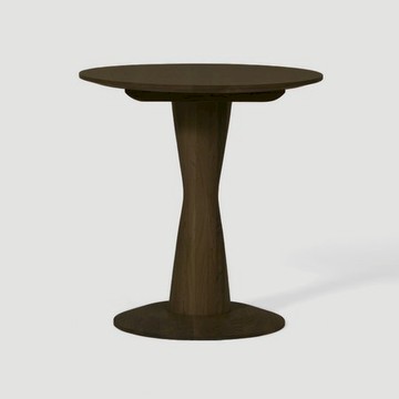 PODIUM Gemini 圓桌 70cm 褐橡木