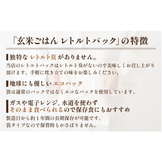 ふるさと納税 福井県 坂井市 [A-2929] 玄米ごはん レトルトパック 無農薬・無化学肥料栽培米使用 10袋（200g×10パック）