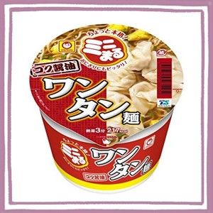 マルちゃん ミニまる コク醤油ワンタン麺 46G×12個 (ミニサイズ)