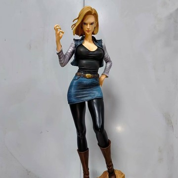 七龍珠 超大 18號人造人 站姿 44cm 動漫模型擺件