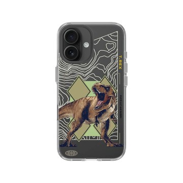 iPhone 16 Clear Case（相機按鈕） 透明 - Jurassic Park/ Jurassic World - 暴龍