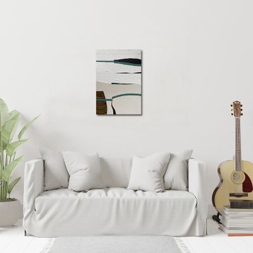 御畫房 當代國家級展覽畫家 抽象系列手繪油畫70×100cm(DB-169)