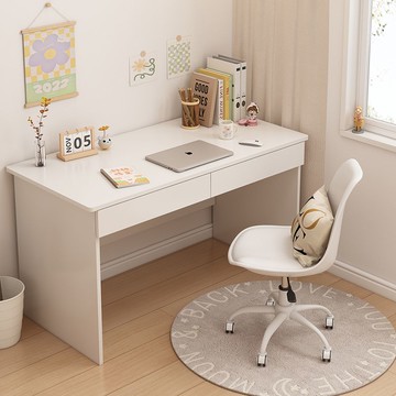 電腦桌臺式家用辦公桌帶抽屜簡易現代化妝書桌寫字桌學習桌子472M公司貨