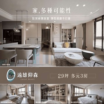 遠雄仰森永久景觀戶三房+車位~交屋在即等待期短｜桃園市大園區公園路一段