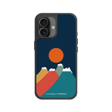 iPhone 17 SolidX 黑 - ilovedoodle (Lim Heng Swee) - Cat Landscape - Colorful Mountains 貓咪五彩山