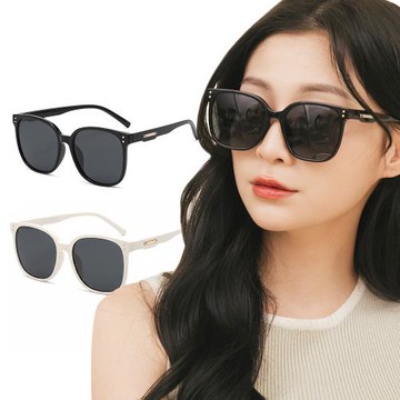 【ALEGANT】復古時尚TR90方框偏光墨鏡│UV400太陽眼鏡