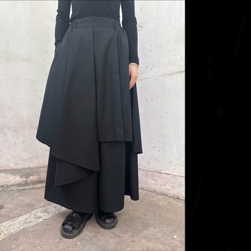 如果重疊褲裙/男女同款